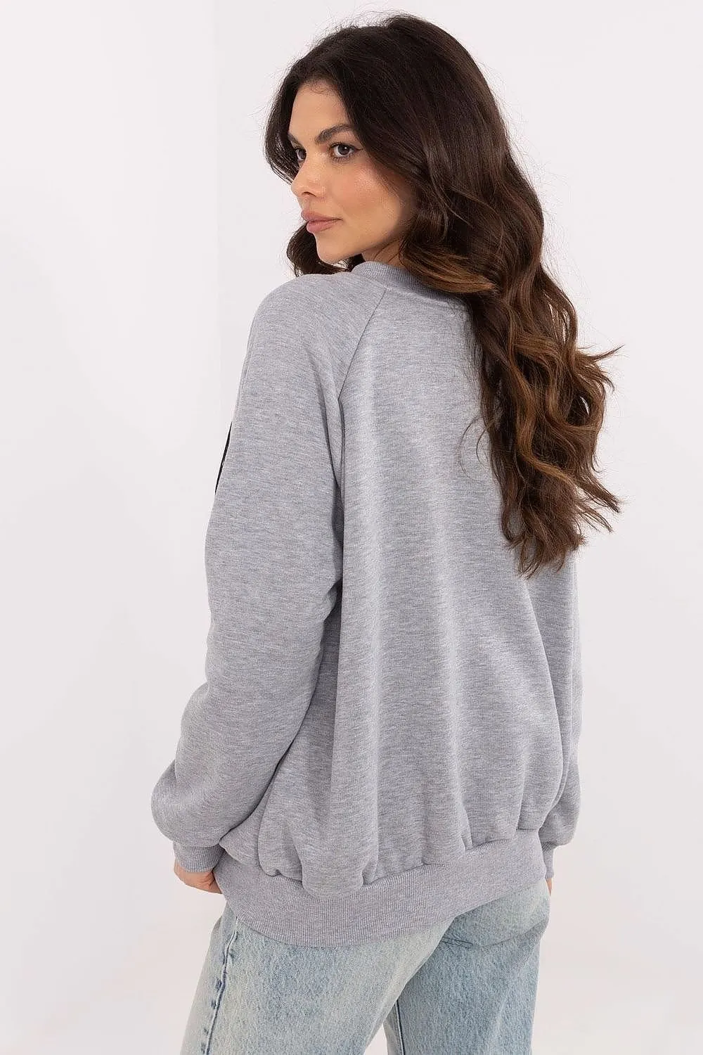 Women's round neck casual sweatshirt
