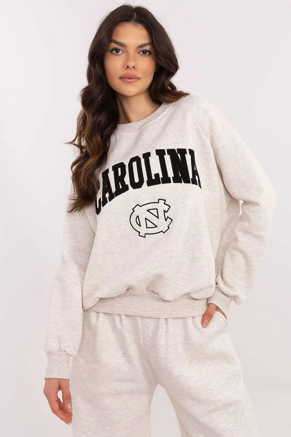 Women's round neck casual sweatshirt