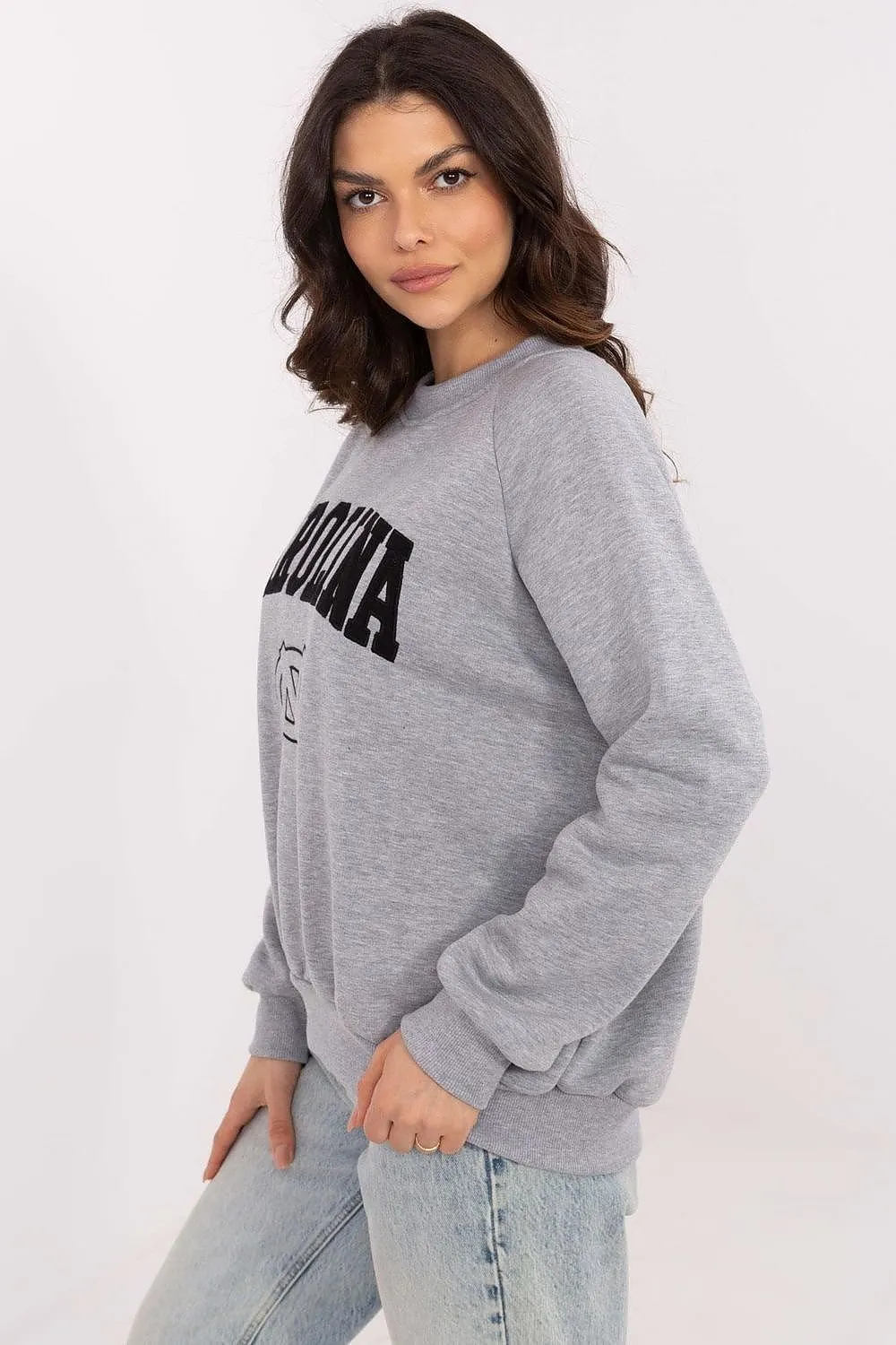 Women's round neck casual sweatshirt