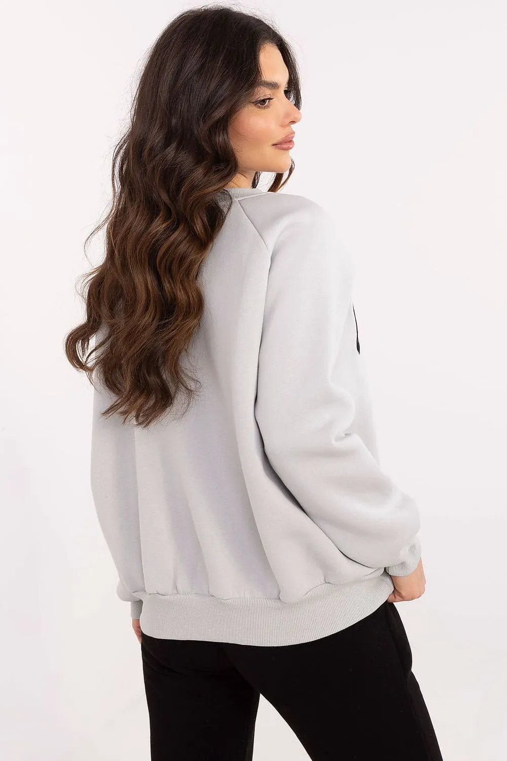 Women's round neck casual sweatshirt