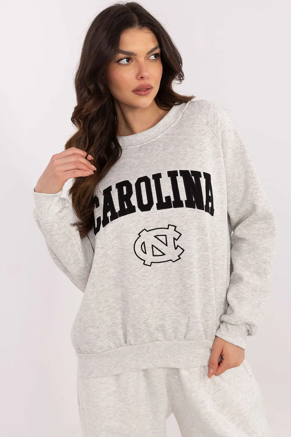 Women's round neck casual sweatshirt