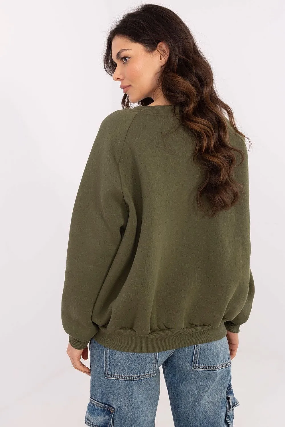 Women's round neck casual sweatshirt