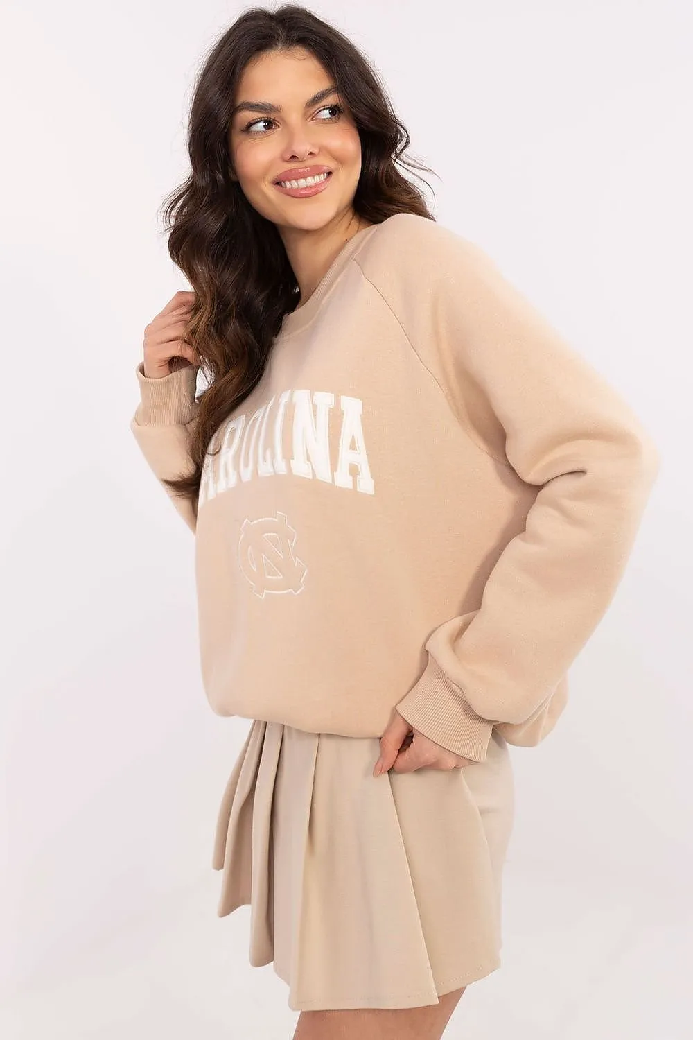 Women's round neck casual sweatshirt
