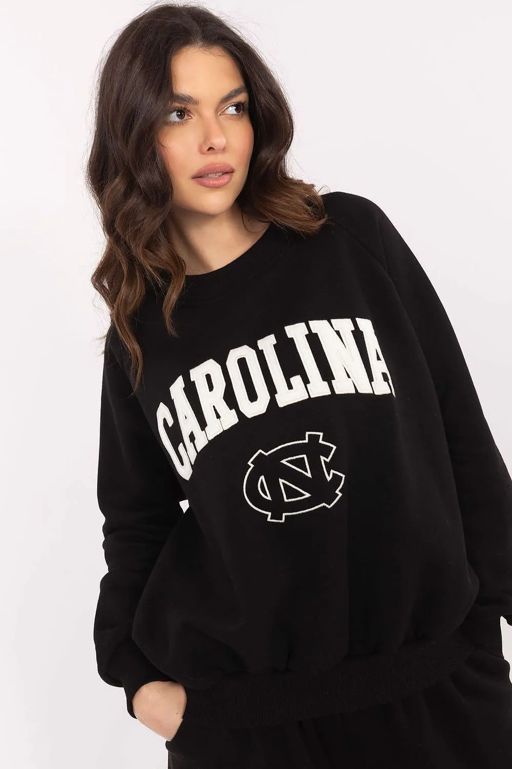 Women's round neck casual sweatshirt