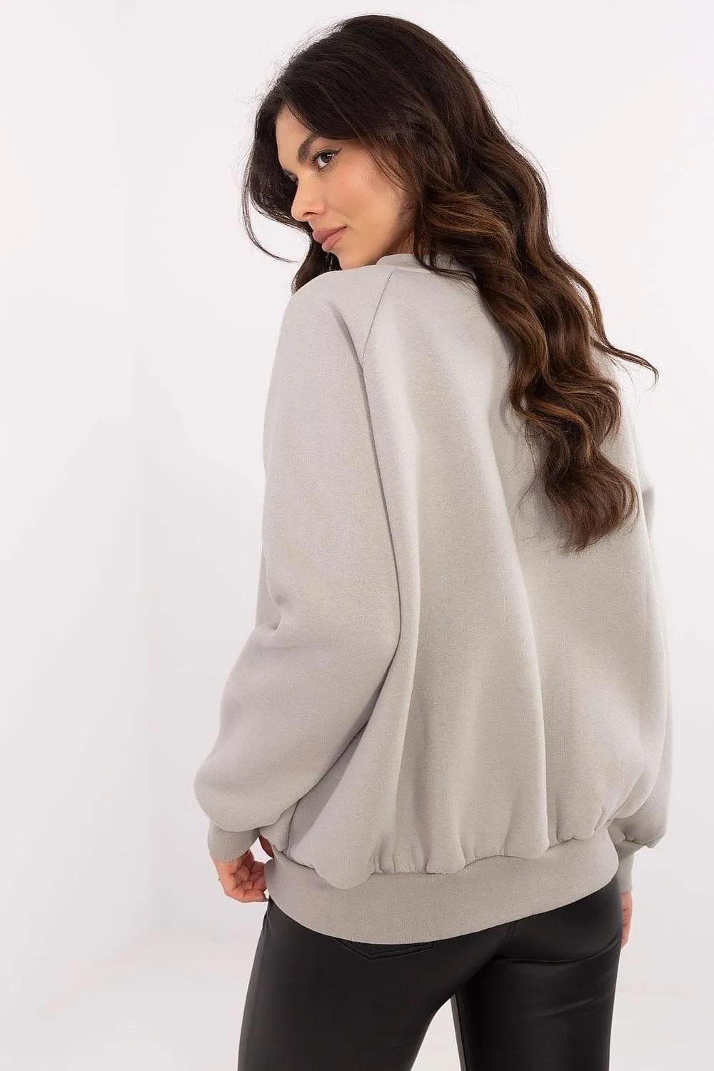 Women's round neck casual sweatshirt