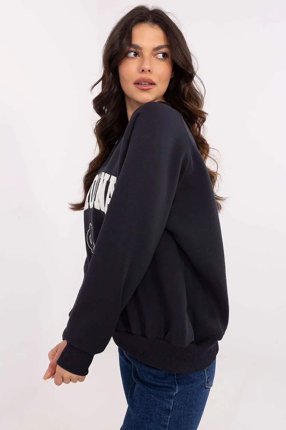 Women's round neck casual sweatshirt
