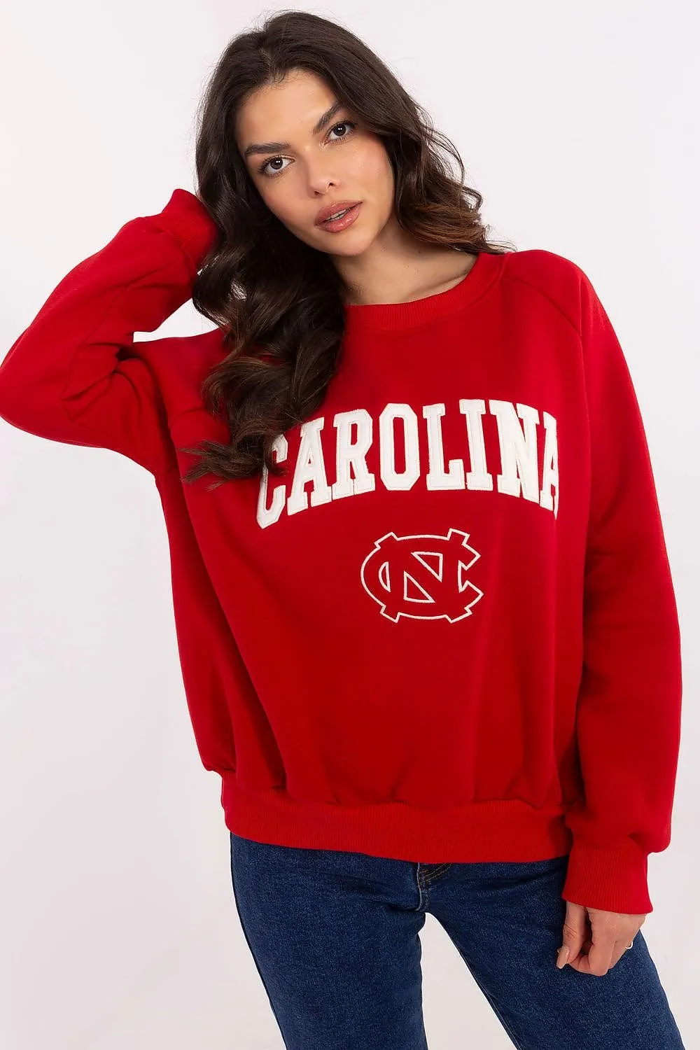 Women's round neck casual sweatshirt