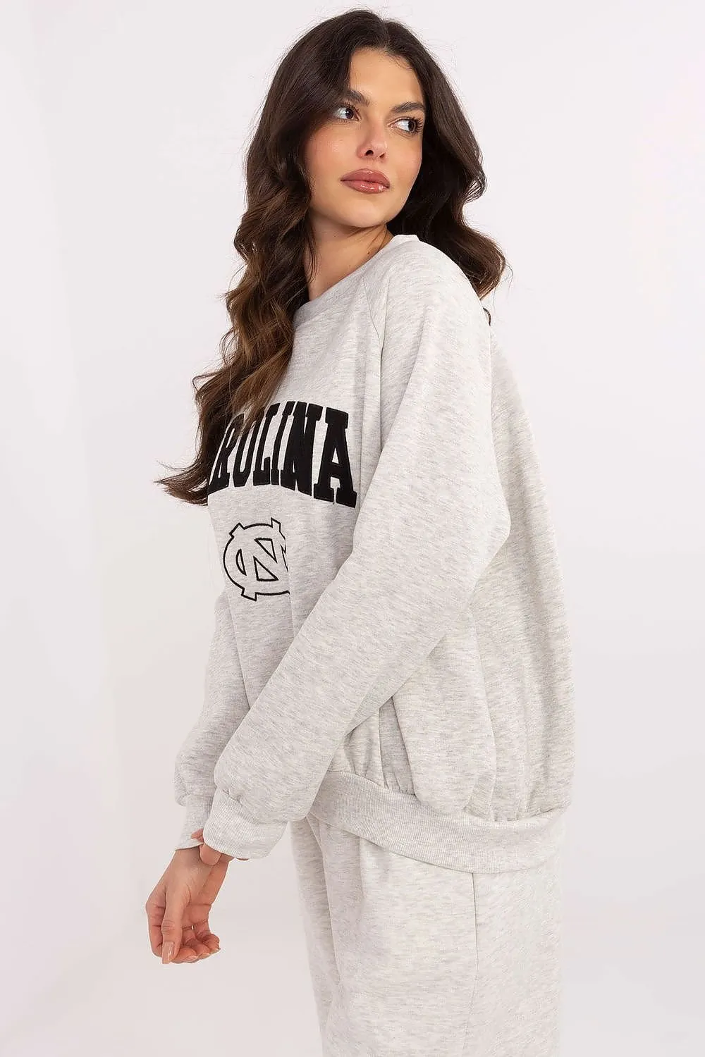 Women's round neck casual sweatshirt