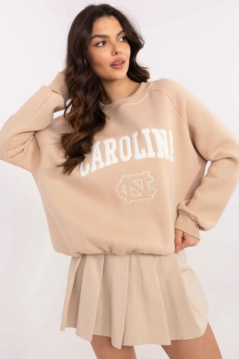 Women's round neck casual sweatshirt