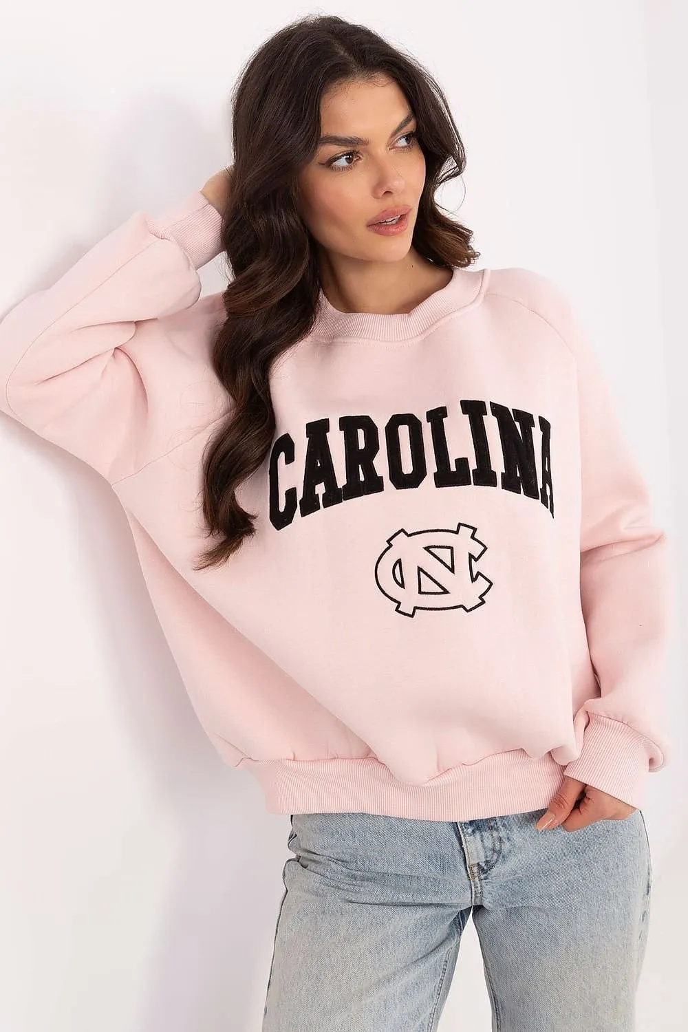 Women's round neck casual sweatshirt
