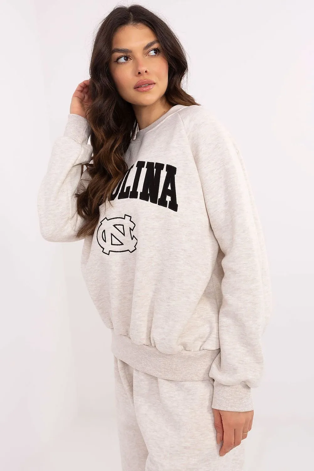Women's round neck casual sweatshirt