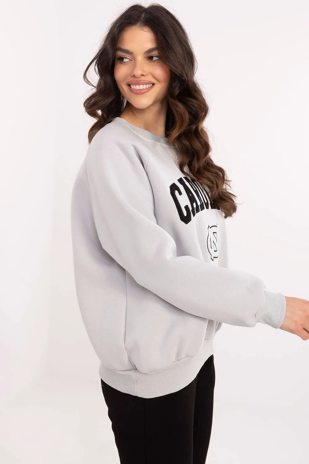 Women's round neck casual sweatshirt