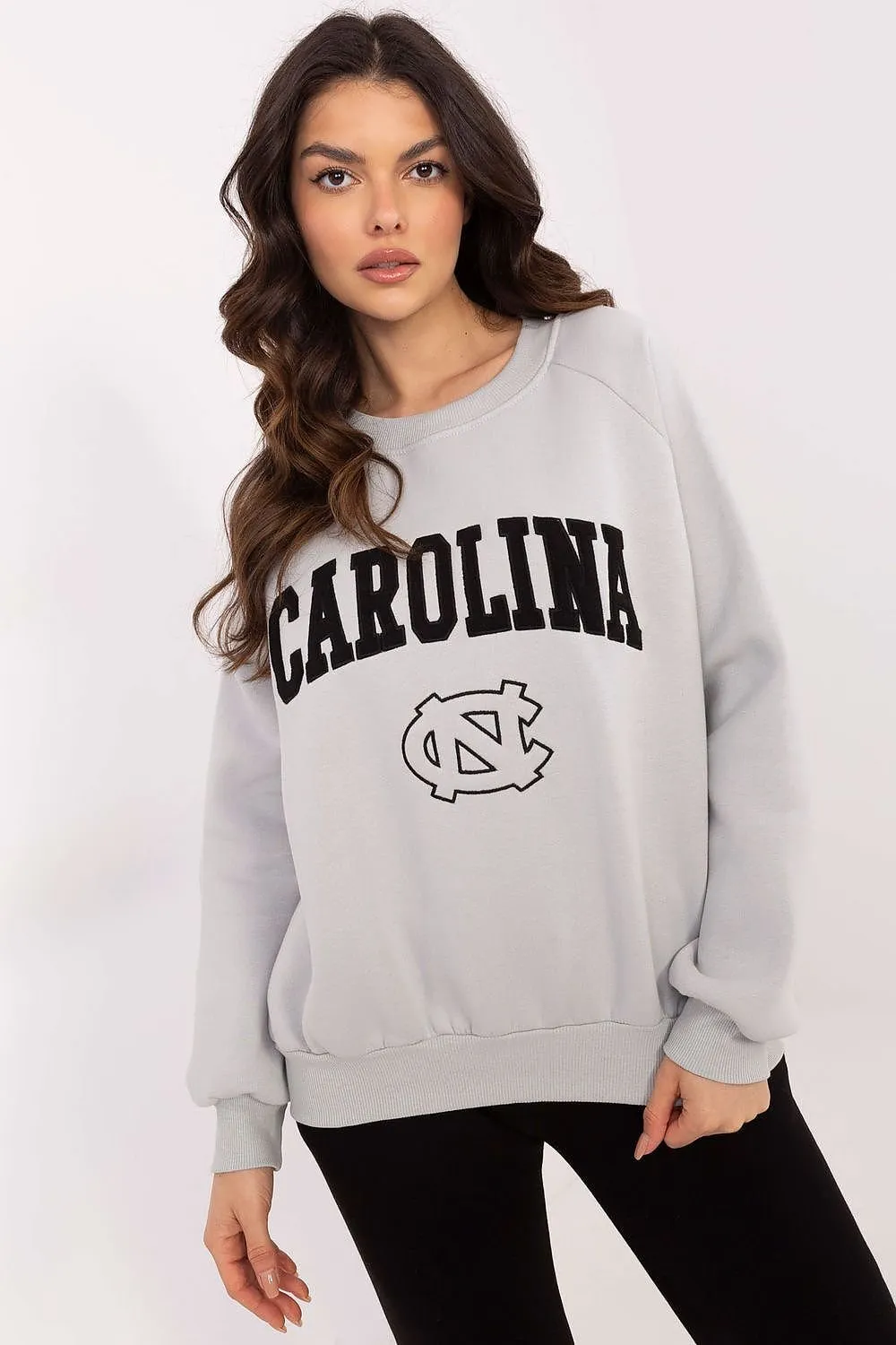 Women's round neck casual sweatshirt