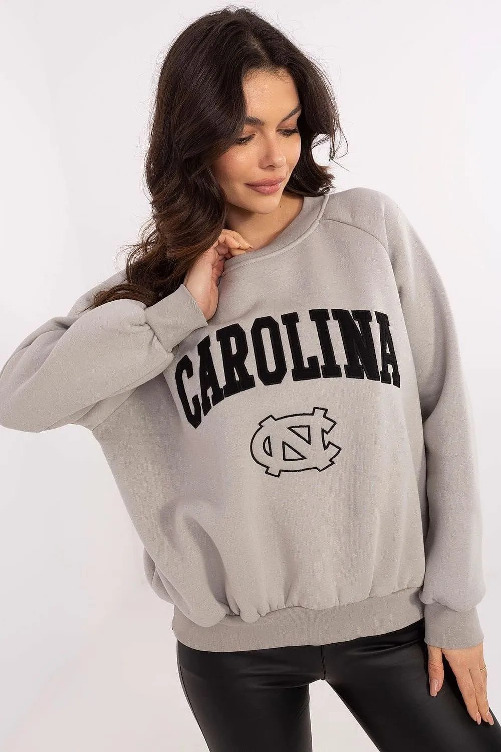 Women's round neck casual sweatshirt