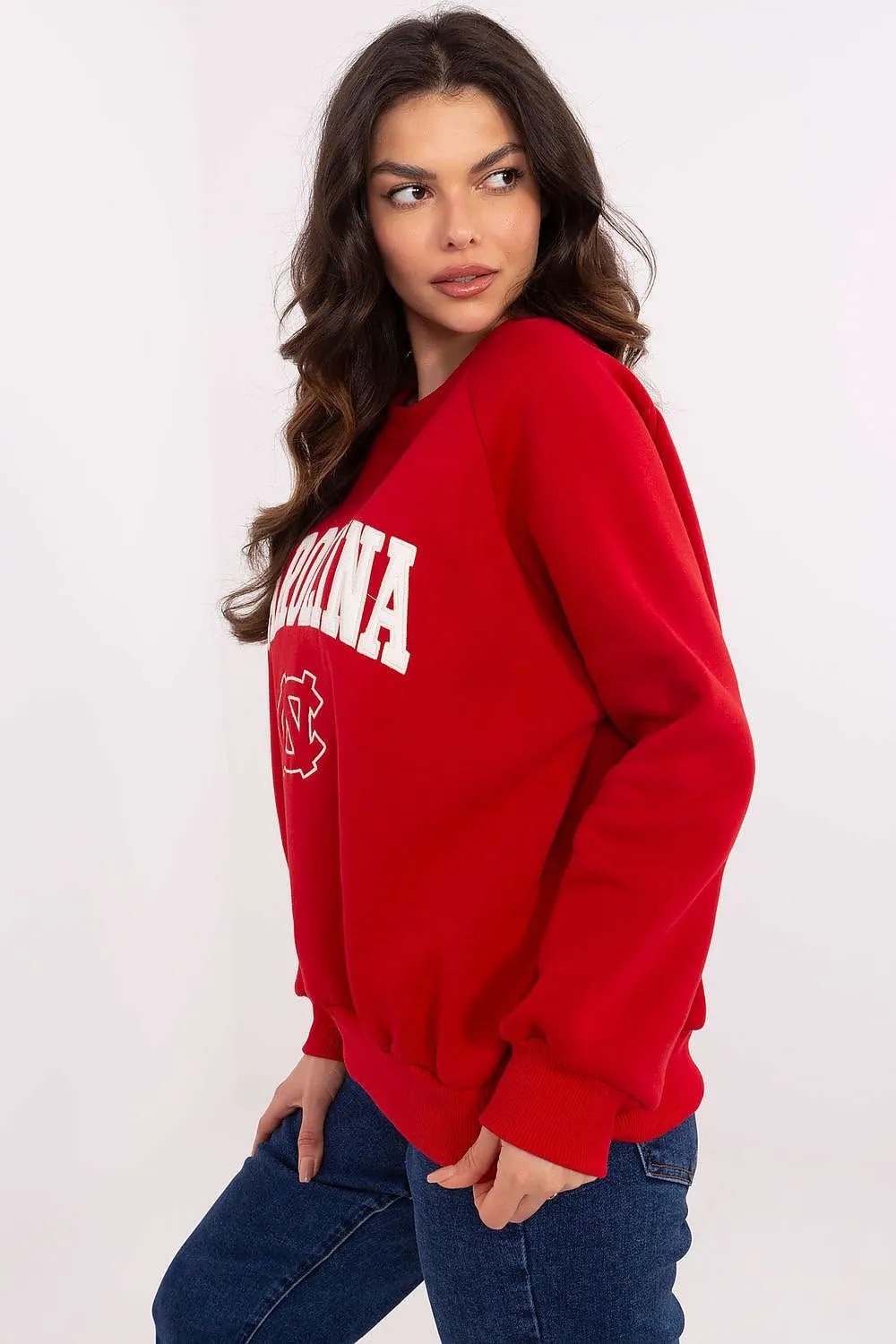 Women's round neck casual sweatshirt