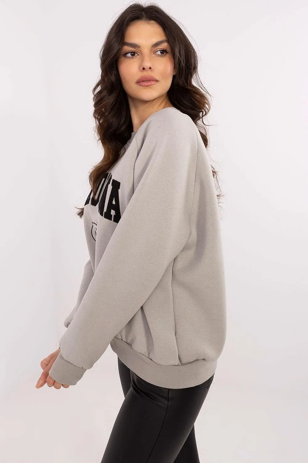 Women's round neck casual sweatshirt