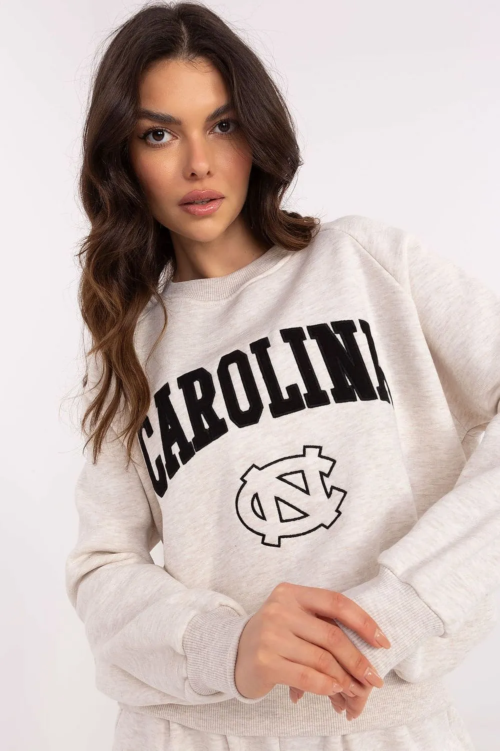 Women's round neck casual sweatshirt