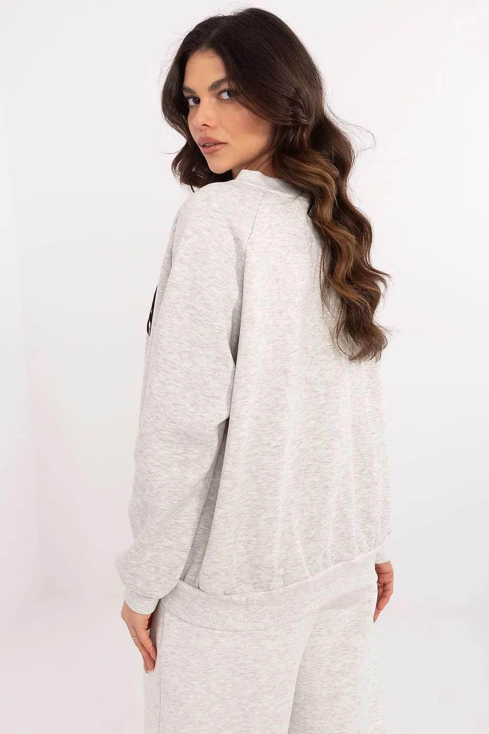 Women's round neck casual sweatshirt