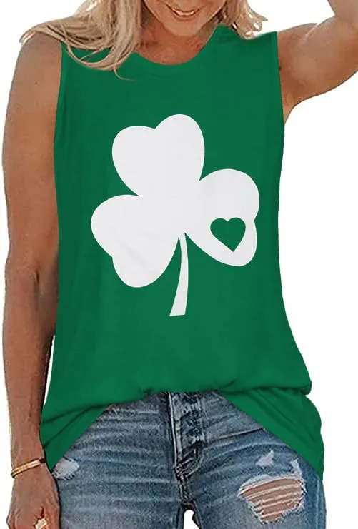 Womens Tank Tops Summer T Shirts Sleeveless Casual Loose Tunic Blouses