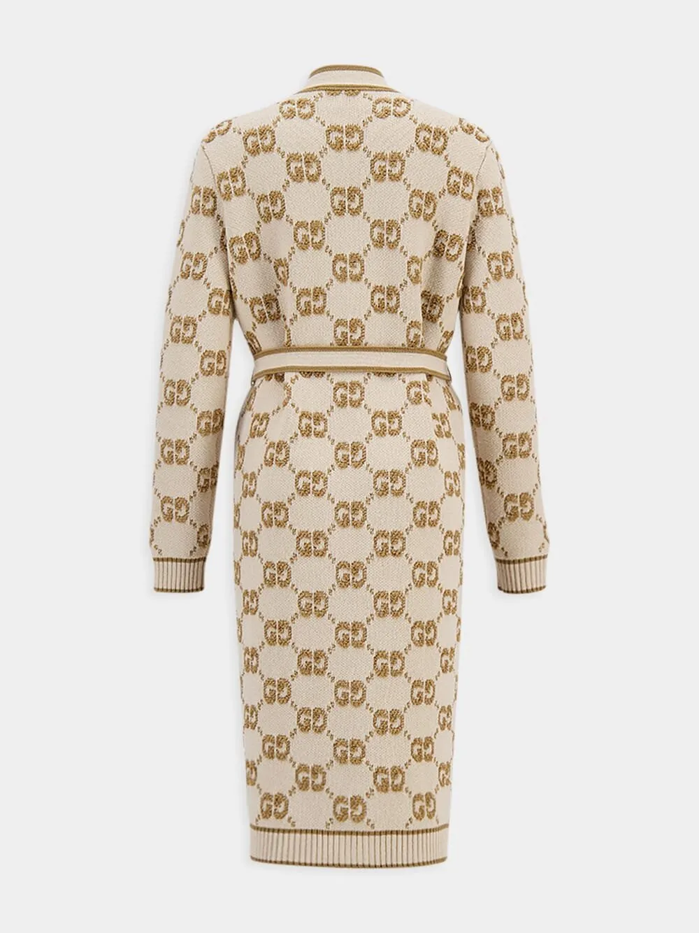 Wool Bouclé Jacquard Cardigan