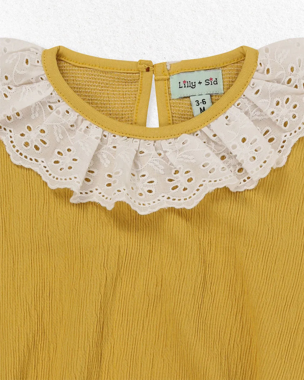 Yellow Plain Romper