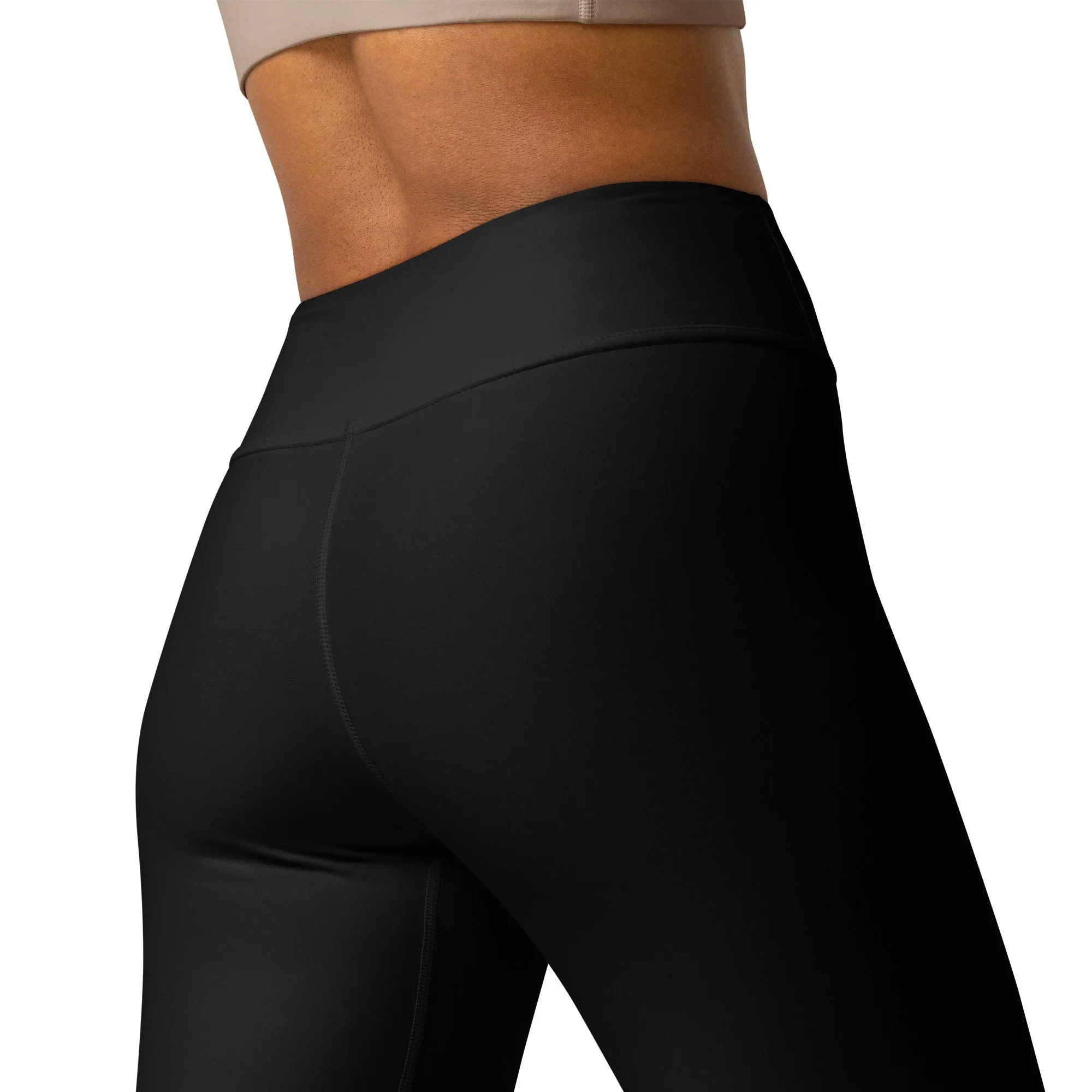 Young Elite Black Leggings Stylish Blue Design Premium Quality