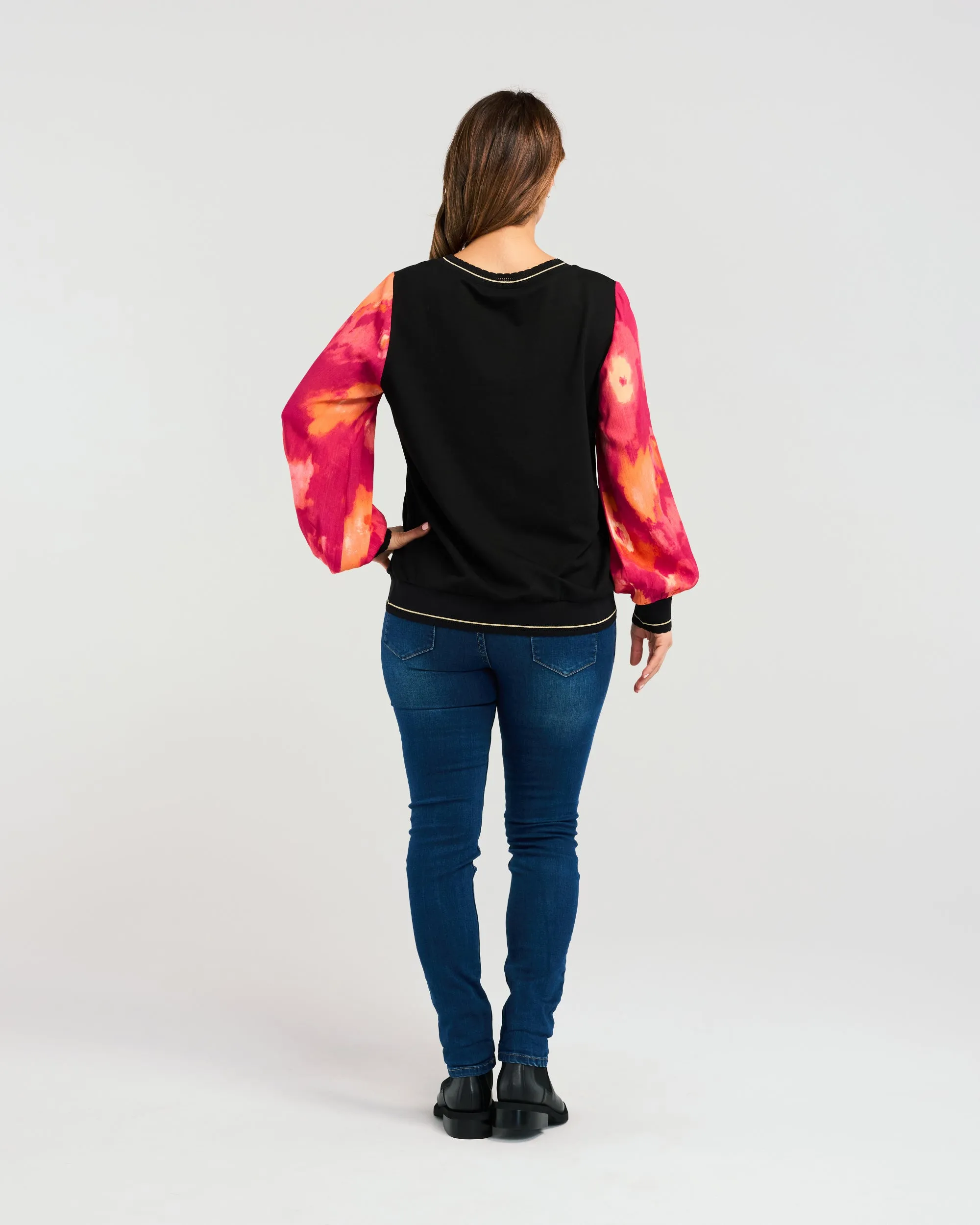 Zafina Isadora Top - Pink Aurora